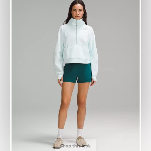 NWT Lululemon Scuba Oversized Funnel-Neck Half Zip in Sheer Blue Size XS/S - Picture 3 of 13